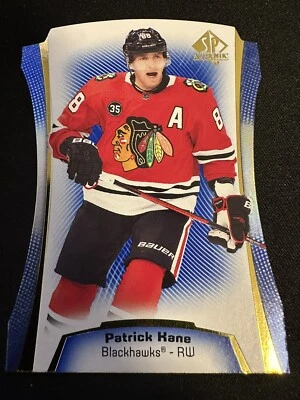 2021-22 SP AUTHENTIC DIE CUTS BLUE #DC-3 PATRICK KANE - CHICAGO BLACKHAWKS  - Image 1 of 2