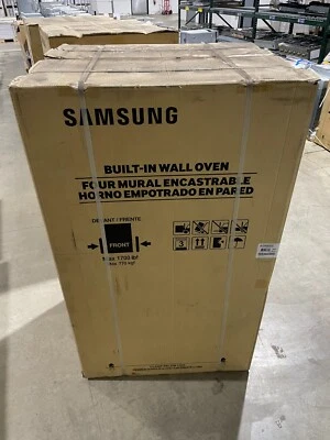 Samsung NV51K6650DG 30" Double Wall Oven with Steam Black Stainless - Image 1 of 3