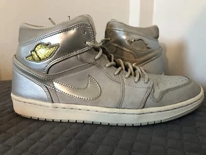 Jordan 1 Gris Neutro 2001 Metálico Plateado Hombre Talla 10.5 Blanco 136065-001 - Imagen 1 de 11