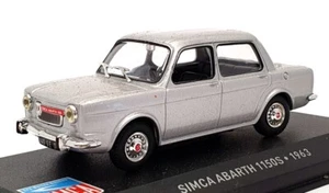 Altaya 1/43 Scale Diecast 1921W - Simca Abarth 1150S - Silver - Picture 1 of 5