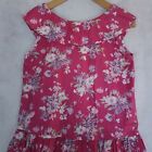 Laura Ashley Pink Cotton Summer Dress Size 12