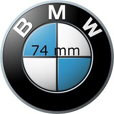 🇮🇹STEMMA BAULE COFANO POSTERIORE LOGO COMPATIBILE PER BMW  FREGIO 74 MM
