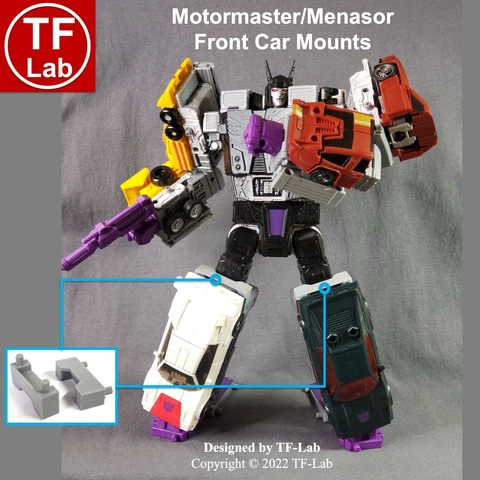 Front Car Mount for Transformers Legacy Motormaster Menasor Wild Rider Breakdown Cover