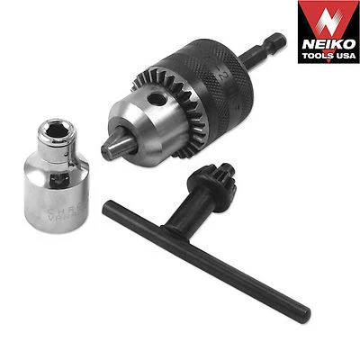 Neiko ( 20754A )HD 3/8" Conversion Chuck for 1/2" Impact Drivers Quick Change_