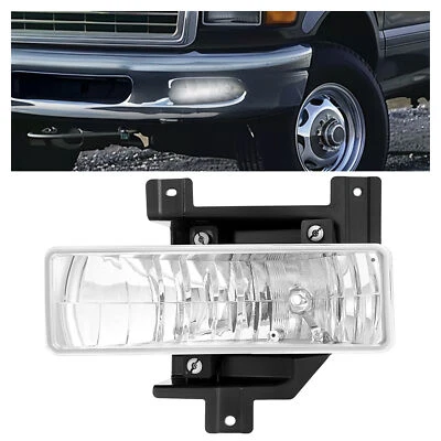 Left Driver Fog Light For Ford F150/F250/Expedition 1997-98 Pickup W/Bezel+Bulb - Image 1 of 4