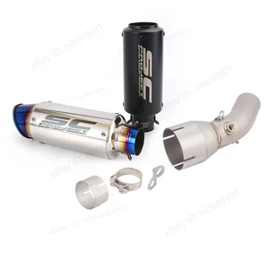 For Kawasaki Ninja 650 Z650 2023-2025 Exhaust Tips 51mm Muffler Pipe DB Killer - Picture 1 of 11
