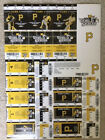 2013 Pittsburgh Pirates FULL POST SEASON TICKET STUBS-STRIP- MINT CONDITION