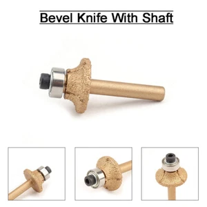R5 Diamond Router Bit Vacuum Brazed Grinding Rotary Cutter 6mm Shank For Stone - Picture 1 of 6