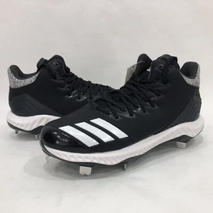 Adidas Uomo CG5179 Icon Bounce Mid Baseball Spike Nero Taglia 8 US - Foto 1 di 6