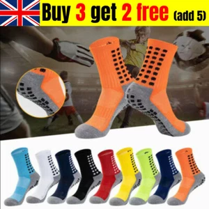 Football Socks Rugby Socks Anti Slip Non Slip Grip Sports UK Stock NS FIT UNISEX - Picture 1 of 42