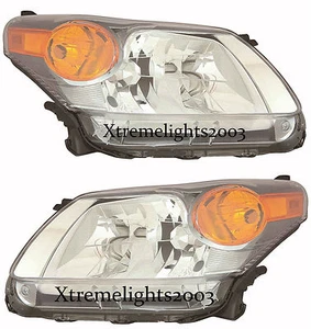 SCION XD 2013 2014 LEFT RIGHT HEADLIGHTS HEAD LAMPS FRONT LIGHTS NEW PAIR SET - Picture 1 of 2