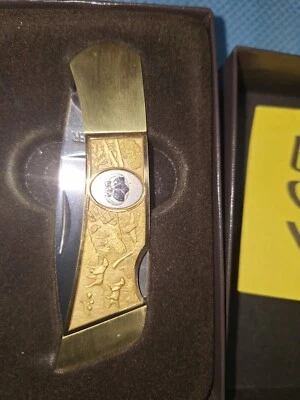 1 NUEVO EN CAJA CUCHILLO DE LATÓN GERBER 97223 PERROS CAZA AVES Lote JJ33 Foto 1 de 2