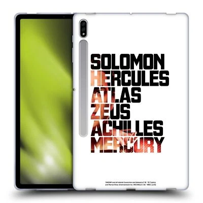 OFFICIAL SHAZAM! 2019 MOVIE CHARACTER ART SOFT GEL CASE FOR SAMSUNG TABLETS 1 - Image 1 of 4