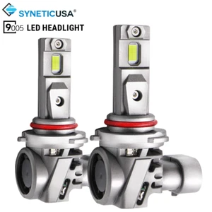 SYNETICUSA HB3 9005 LED Headlight Fog Lights Kit Lamp Bulbs 6000K White Hi Power - Picture 1 of 9