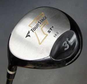 Left Handed Bridgestone TourStage Fst 14° 3+ Wood Stiff Graphite Shaft T/S Grip - Picture 1 of 6