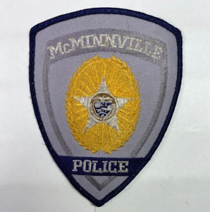 McMinnville Police Oregon Yamhill County OR Patch C8C - Picture 1 of 2