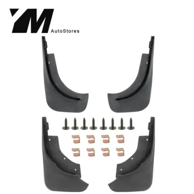 Set of 4 Splash Guards Mud Flaps For Volkswagen Touareg 2007-2010 Sport Utility Foto 1 de 4