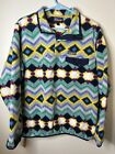 Patagonia Womens Synchilla Snap-T Fleece Sweater Size Large Timber Twist Aztec