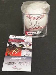 TWISTA Autographed baseball JSA COA. No Inscription, Wrapped In Plastic - Picture 1 of 5