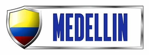 Calcomanía de pegatinas MEDELLÍN Colombia 3x9 inc - Imagen 1 de 1