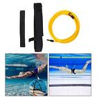 Swimming Resistance Belt Band Silicone Exercise Swim Tether Trainer Mesh Bag