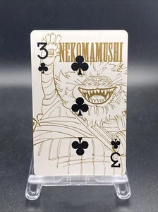 Nekomamushi Club Three One Piece Japan Limited Film Gold Playing Cards - Picture 1 of 7