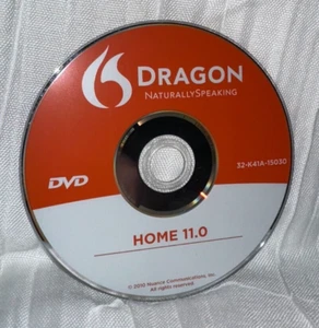 2010 DVD Dragon Naturally Speaking Home 11.0 _ 32-K41A-15030 *Disc Only* - Picture 1 of 2