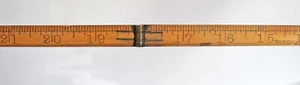 Vintage No 68 Stanley klappbares Holzlineal Messingscharniere - Bild 1 von 9