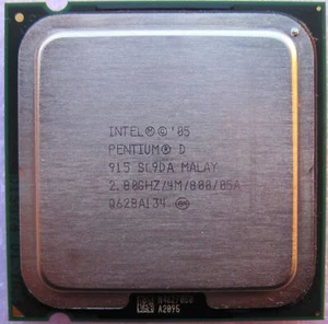 Intel Pentium D 915 Processor Dual Core 2.8 GHz 4M LGA 775 socket SL9DA - Picture 1 of 1