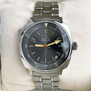 Zenith Super Sub Sea A3635 - Patina Dial Automatik 40 mm 1970 Herrenuhr - Bild 1 von 9