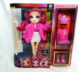 Rainbow High Doll - Stella Monroe - Pink Fashion Doll with 2 Outfits - Ages 3+ - Picture 1 of 5