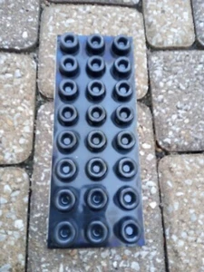 24X 3M Bumpon SJ-5009 Black Rubber Pad Foot 0.81"W x 0.4"H p/n 18434 - Picture 1 of 2