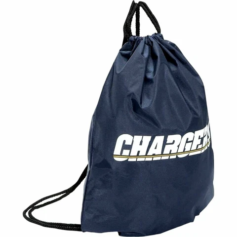 Los Angeles Chargers Cinch Bag Drawstring Backpack Bag Football Cover