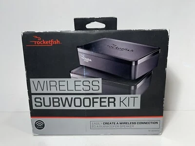 Rocketfish Wireless Subwoofer Sender/Receiver Kit RF-WSW312 NEW - OPEN BOX - Image 1 of 4