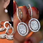 Fashion Wedding Drop Earring Women 925 Silver Cubic Zircon Party Jewelry