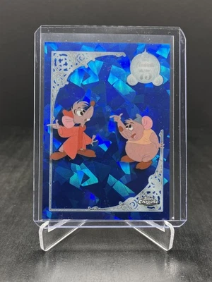 2025 Topps Chrome Sapphire Disney Jaq & Gus Cinderella 75th Anniv SP #CD-8 (A) - Image 1 of 2