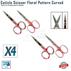 Manicure Pedicure Toenail Cuticle Scissor Stainless Steel Nail Care Beauty Tools - Picture 1 of 10