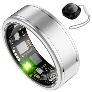Bague Smart Health Tracker pour Femme Homme - Fréquence Cardiaque, Surveillance du Sommeil, SpO2, - Photo 1 sur 9