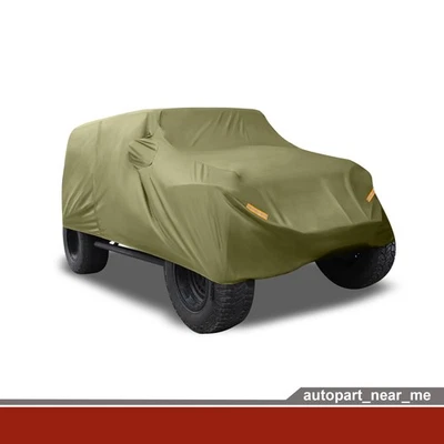 Car Cover W/Driver Door Zipper fits for Jeep Wrangler JK 4 Door 2007-2017 - 1pcs Foto 1 de 4