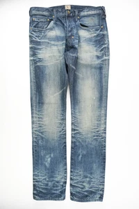 PRPS Goods & Co Sz. 34 Distressed Denim Jeans, Indigo, Size 34 x 35 E67P105P - Picture 1 of 10