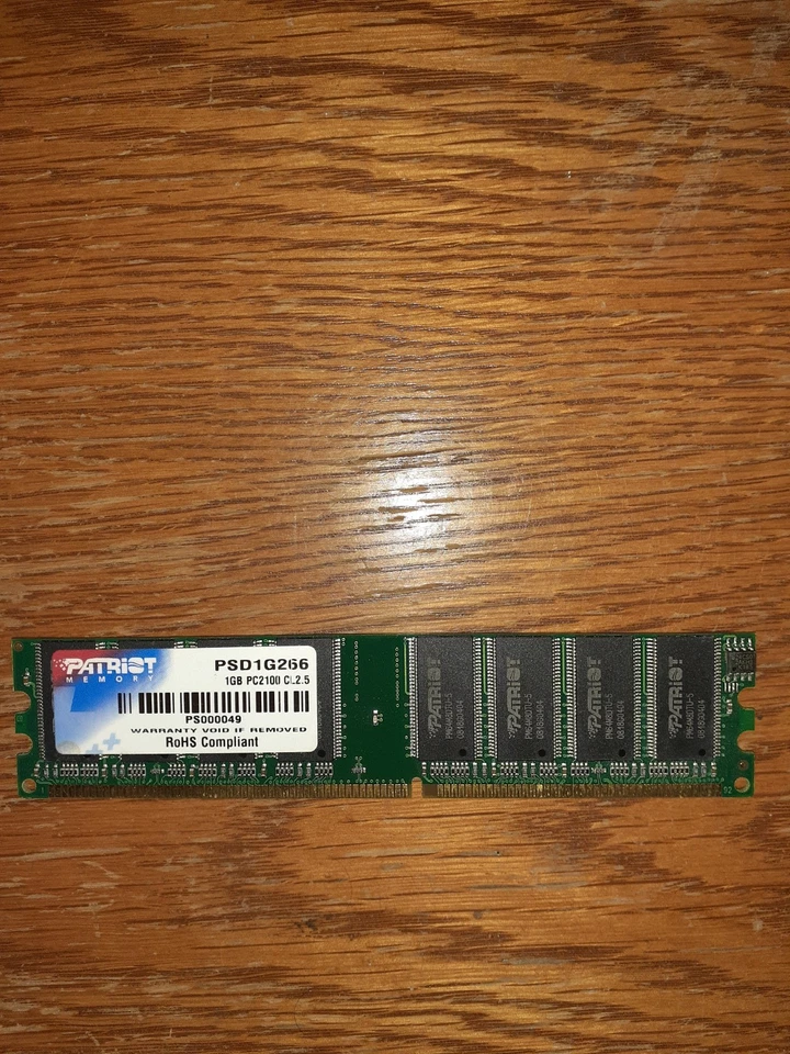 MEMORY, PSD1G266 1GB PC2100 CL2.5 PS000049-M A0018579 - Image 1 of 1