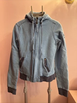 Vintage Billabong Blue Hoodie Sweatshirt With Removable Hood Women’s M - Image 1 of 4