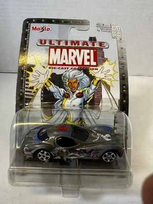 Maisto Ultimate Marvel STORM Chrysler Atlantic NEW on Card 2002 Series 1  - Image 1 of 3