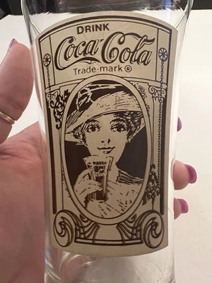 Coca-Cola Flare Drinking Glass Reproduction of Vintage Design - 16oz  - Image 1 of 4