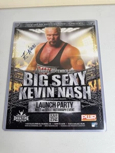 KEVIN NASH Gran Sexy Show Hora Fiesta de Lanzamiento PWR LUCHA LIBRE AUTOGRAFIADO 8X10 - Imagen 1 de 5