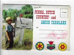 POSTKARTENMAPPE - PENNA. NIEDERLÄNDISCHES LAND UND AMISH FARMLAND - Bild 1 von 2