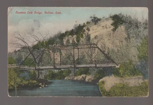 Andrew IOWA 1907 WAGON BRIDGE Fountain Dale Bridge nr Maquoketa Fulton IA B3 - Picture 1 of 2