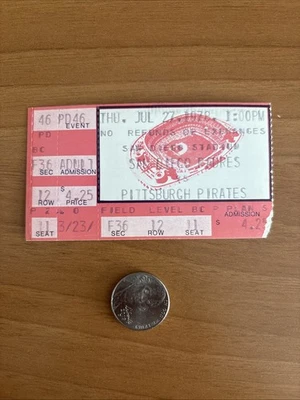 OZZIE SMITH 3 hits SB 1978 Cubs Padres ticket stub WINFIELD FINGERS SAVE - Image 1 of 3