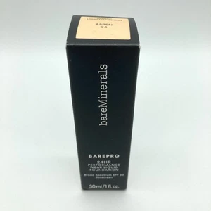 bareMinerals BarePro ASPEN 04 Performance Wear PRO Foundation Liquid Natural - Picture 1 of 6