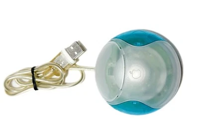 Apple USB Mouse for Clear Blue Blueberry iMac Power Mac G3 Hockeypuck M4848 - Image 1 of 2